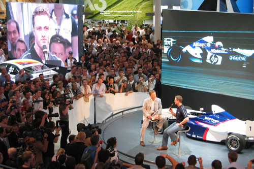 2003, IAA Frankfurt, BMW<br>Fachplanung Medientechnik
